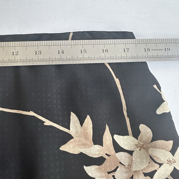 CJ Banks Skirt Womens 1X Reversible Floral‎ Dark Cottagecore Fairy Boho - Picture 7 of 12